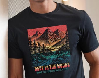 Wandern Shirt Herren, Outdoor T-Shirt Männer, Natur Shirt, Geschenk für Wanderer, Abenteuer Shirt, Trekking Shirt, Geschenk für Ihn