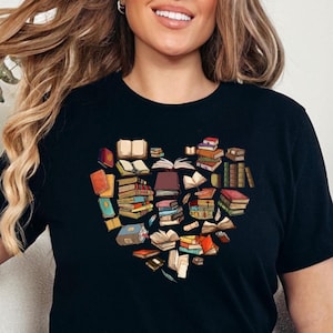 Books Shirt, Gift for Book Lover, Bookworm, Book T-Shirt, Gift for Her, Reading Shirt Woman, Bookworm, Bookworm Gift Idea