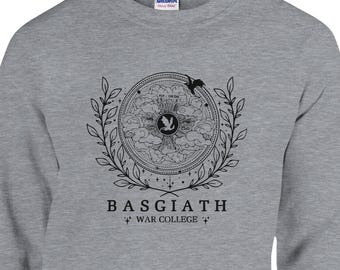 Basgiath War College Sweatshirt, Fourth Wing Sweater, The Empyrean Series, Violet Sorrengail Fantasy Book, Fourth Wing, Gift For Her