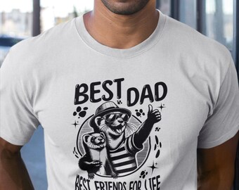 Best Dad Shirt, Geschenk für Papa, Best Friend for Life Shirt, Geschenkidee Papa, Vater Geschenk, Männer T-Shirt, Geburt Geschenk, Papa Kind