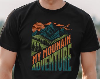 Wandern Shirt Herren, Outdoor T-Shirt Männer, Geschenk für Wanderer, Natur Shirt, Geschenk für ihn, Trekking Shirt, Abenteuer Geschenk