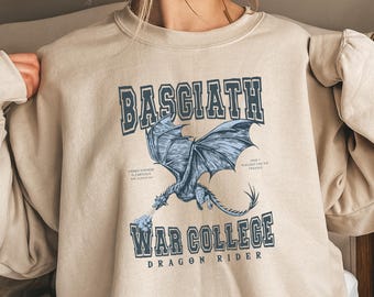 Basgiath War College Sweatshirt, Fourth Wing Sweater, The Empyrean Series, Violet Sorrengail Fantasy Book, Fourth Wing, Gift For Her
