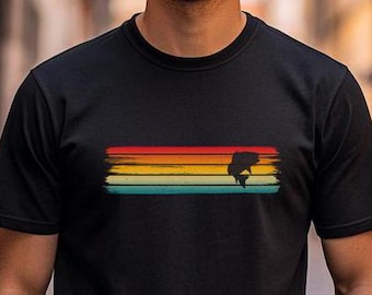Angler T-Shirt, Geschenkidee, Hobby, Fischer Herren Shirt, Vintage Shirt, Angler Geschenk, Fliegenfischen, Angelroute, T-Shirt Mann lustig