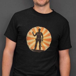 Bauarbeiter T-Shirt, Handwerker Geschenk Shirt, Retro Bau Design, Bauhelfer T-Shirt Männer, Construction Worker Shirt, DIY Monteur Fun Shirt