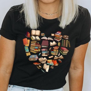 Bücherwurm Shirt, Geschenk für Sie, Geschenkidee Mama, T-Shirt Frauen, T-Shirt Geschenk, Buchliebhaber Geschenkideen, Leseratte T-Shirt
