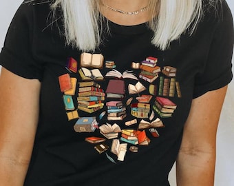 Bookworm Shirt, Gift for Her, Gift Idea Mom, T-Shirt Women, T-Shirt Gift, Book Lover Gift Ideas, Bookworm T-Shirt