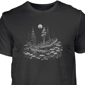 Wander T-Shirt Herren, Berglandschaft, Natur, Outdoor Shirt, Abenteuer Fans, Geschenk für Wanderer, Naturliebhaber Männer, Geschenkidee Mann