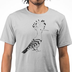 Vogel T-shirt Herren Natur Grafik Wald T Shirt Mann Tiermotiv wild Ornithologe Shirt