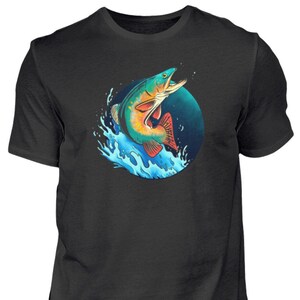 T-Shirt Men's Fish Sea Fishing Shirt Men's Shirt