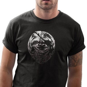 Shirt Crazy Sloth Men's T-Shirt Funny Pirate Animal Man