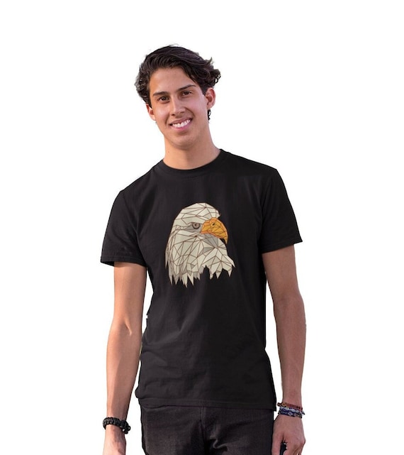 T shirt con aquila T shirt alternativa grafica da uomo con animali selvatici con motivo animale Camicia da uomo con uccelli selvatici Etsy Italia