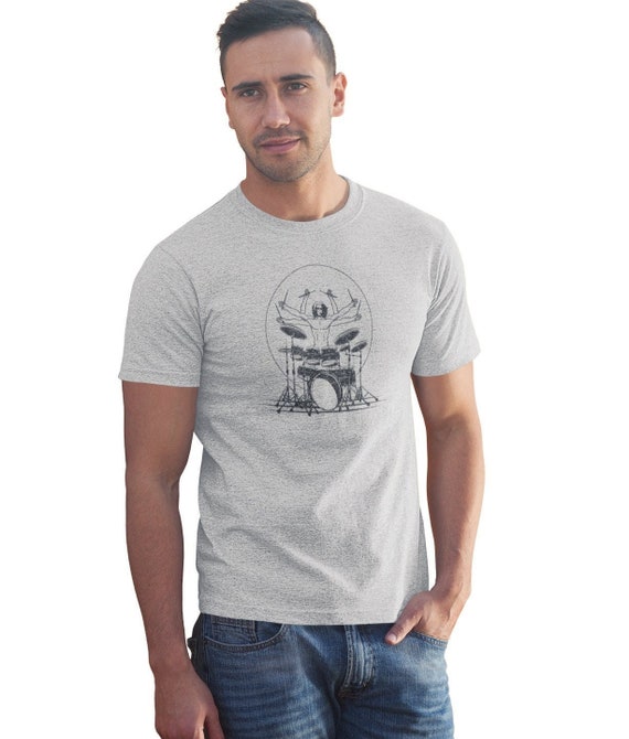 T-shirt Man Drummer Graphic Funny T 