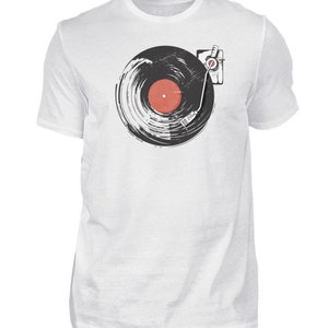 T-Shirt Men's Vinyl Records Shirt Vintage Man image 5