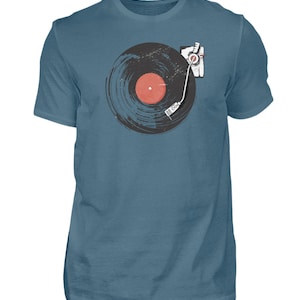 T-Shirt Men's Vinyl Records Shirt Vintage Man image 4