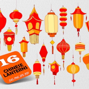 Lanterne di carta cinesi svg,Lanterne rosse e d'oro, Capodanno cinese, grafica cinese,Cina svg,lanterne, file di stampa,stampabili,svg,Clipart,svg
