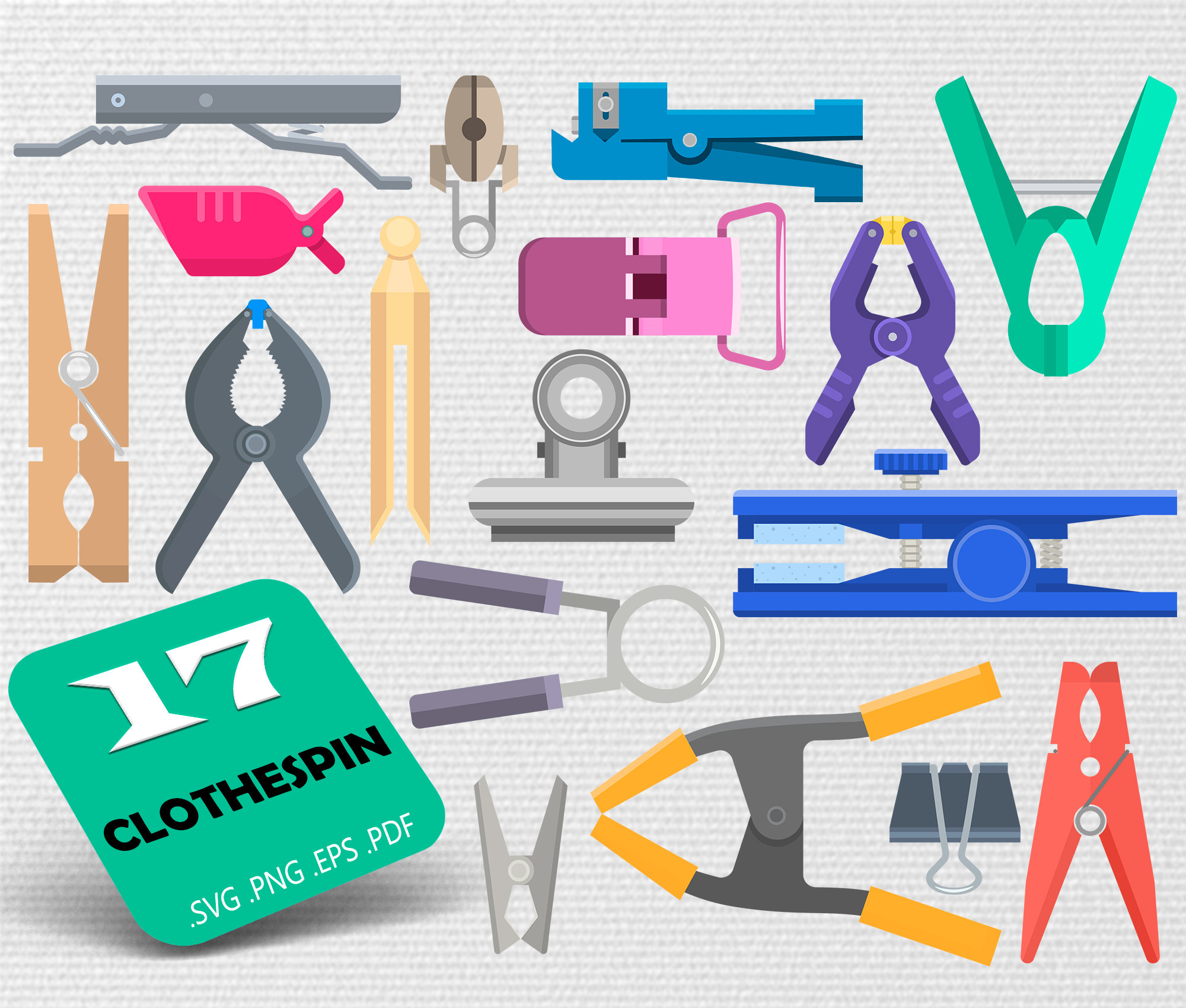 Clothespins Svg,clothespin Pile Svg, Clothespin Svg, Striped Clothespin