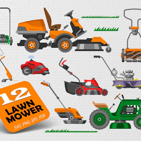 Lawn mower svg,Lawn Mower,Lawn Mower SVG, Landscaping Svg, Lawn Mower Clipart,lawn mower silhouette, print file, printable,svg file