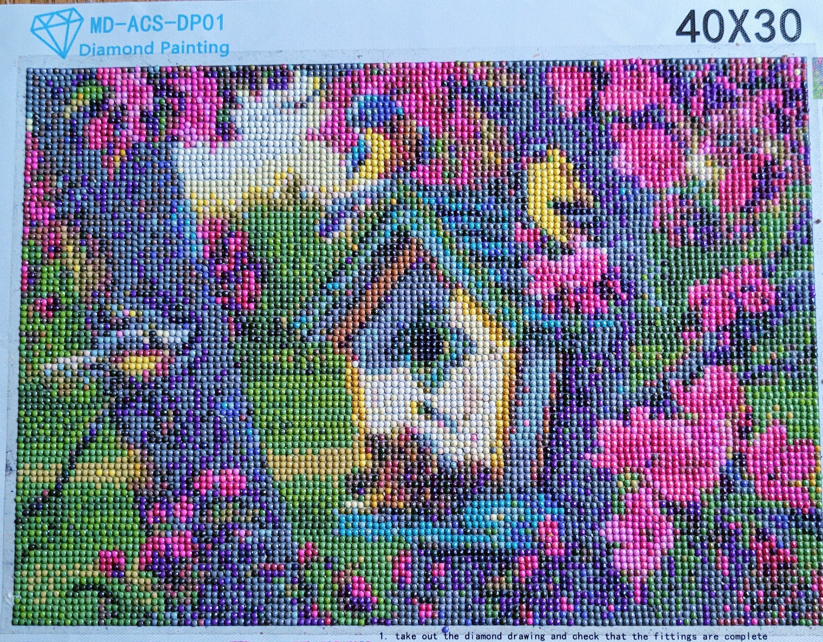 Completed Diamond Painting Spring birds Etsy