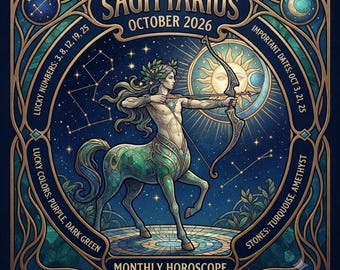 Monthly Horoscope: Sagittarius October 2026 Insights on Love, Finances, and Health