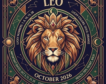 Leo Horoscope October 2026: Monthly Forecast for Love, Finances, and Health
