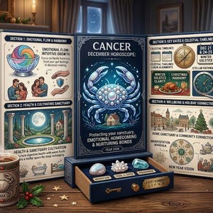 Analysguide för månatlig och veckohoroskop för kräftan december 2026