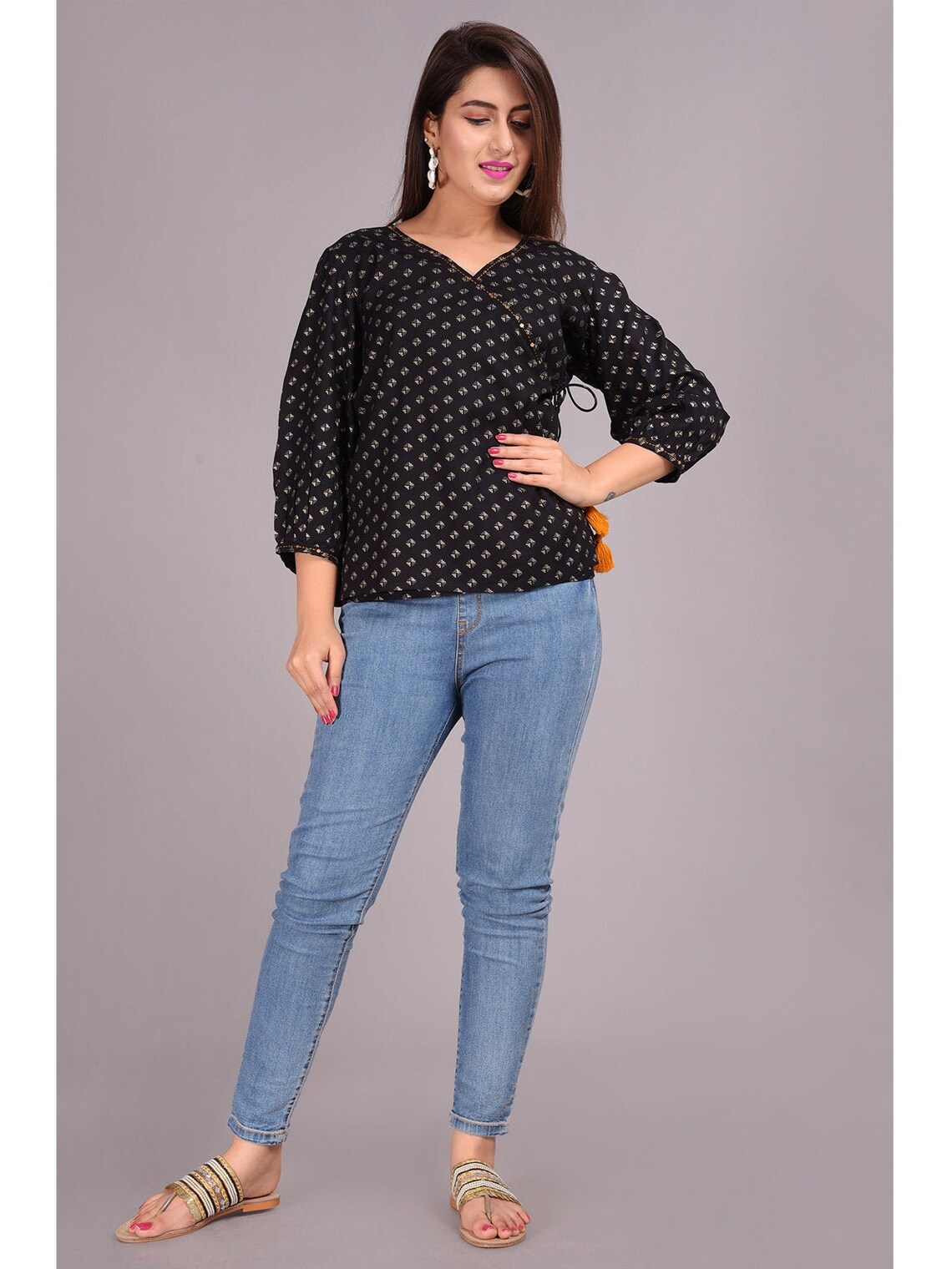 Indian Handmade Designer Cotton Top For Women. Ethnic Party Etsy