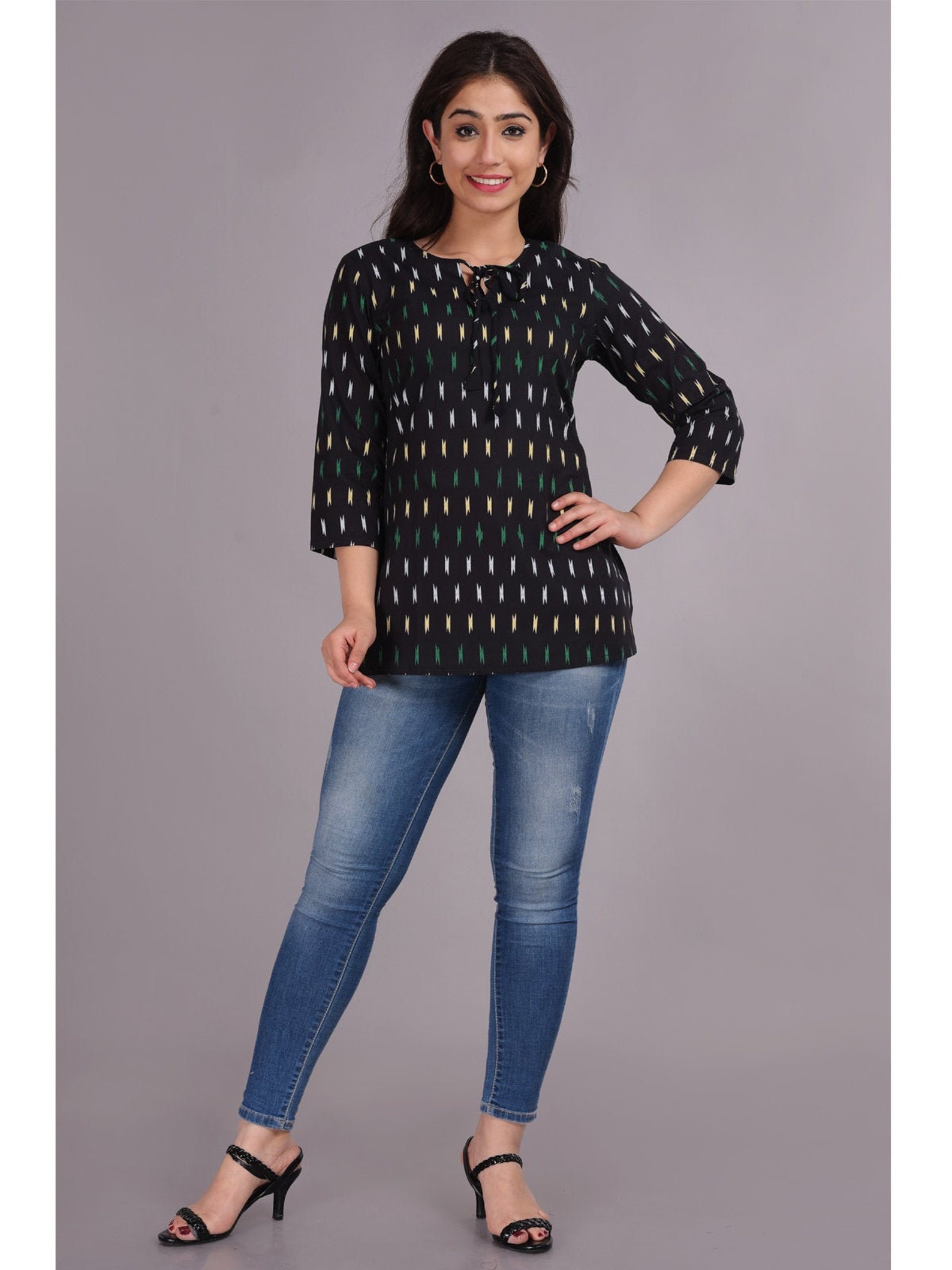 Indian Handmade Designer Cotton Top For Women. Ethnic Party Etsy