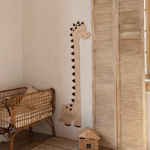 Safari Kinderzimmer Dekor - Kinder Wachstumstabelle - Baby Geschenk - Dinosaurier Zimmer Dekor