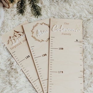 Personalized Growth chart - wall nursery decor - baby gift