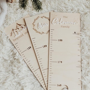 Personalisierte Messlatte für das Wachstum von Kindern, kleine Messlatte für das Alter von 10 bis 19 cm