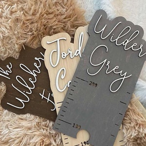 Messlatte / Messlatte für das Familienalter / Messlatte für das Wachstum in cm / Kinderzimmer / individuelles Baby Geschenk