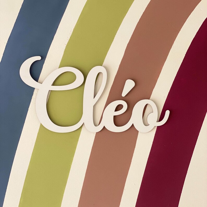 Custom Wooden Name Sign for Nursery Name Sign for Nursery Wall Decor