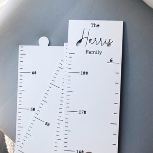 Familjens tillväxtdiagram | Babyshowerpresent | Trälängdsdiagram bild 6