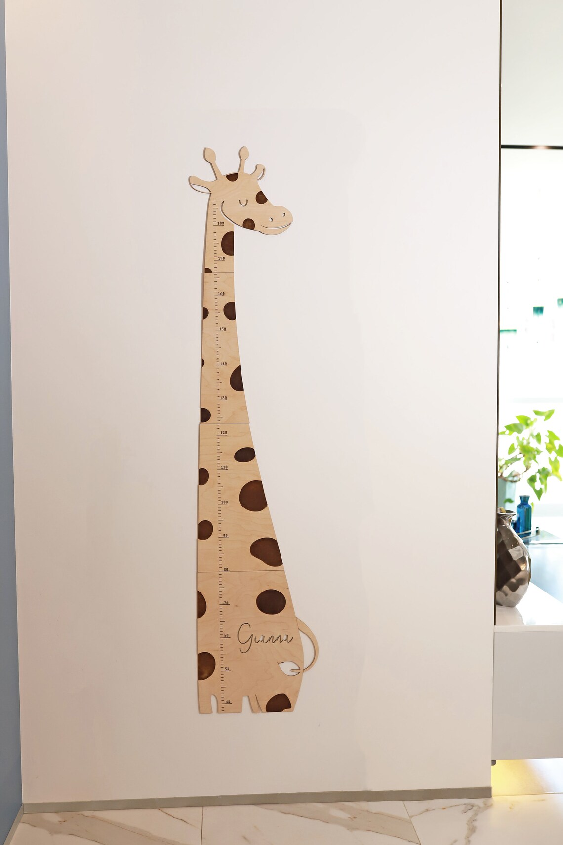 Wooden Giraffe Height Chart for Kid Safari Nursery Decor Etsy