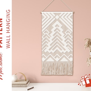 Macrame PATTERN -  Pattern, Instruction and Knot Guide - Digital download - DIY Macrame Boho Wall Hanging tutorial - &quot;Christmas star&quot;.