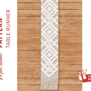 TABLE RUNNER macrame pattern &quot;Veroli&quot;; Macramè tutorial; DIY Boho Macramè Pdf Pattern; Instruction and Knot Guide; Instant Download. Easy.
