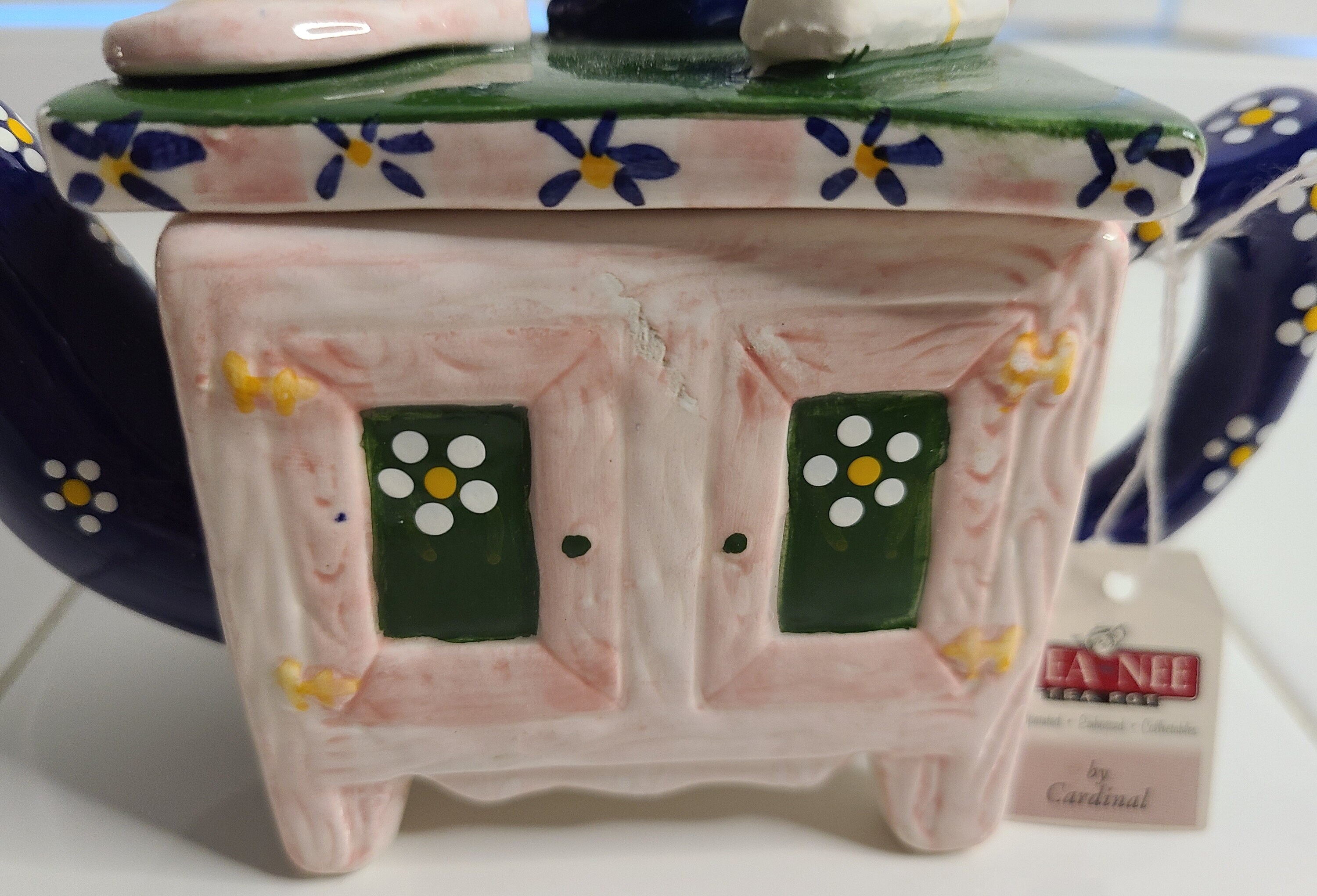 Vintage Tea Nee Teapot by Cardinal. Artists Vanity Table. Etsy