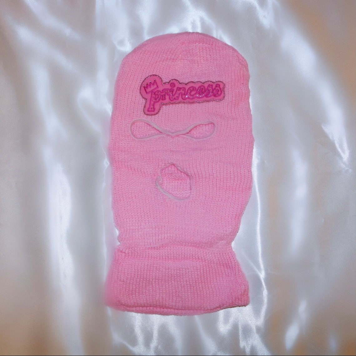 Princess 3 hole knitted Skimask Etsy