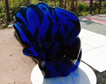 24.92 Kgs beautiful andara crystal blue relief full of energy