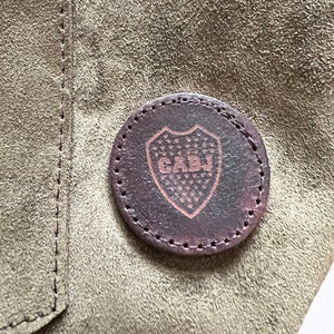 Personalized yerba mate bag, yerbera , football club emblems, laser engraved logo