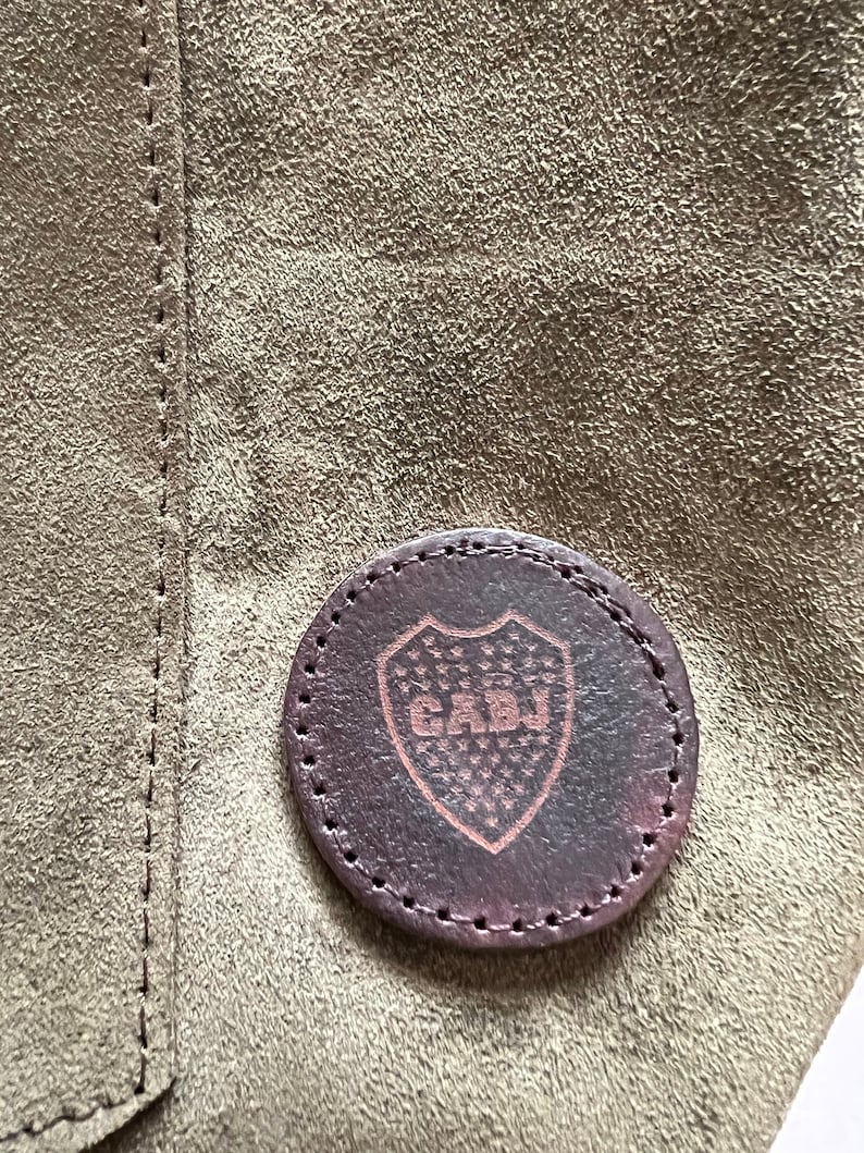 Personalized yerba mate bag, yerbera , football club emblems, laser engraved logo image 1