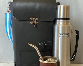 Ledertasche für Mate, Matera, Mate-Set Tragetasche