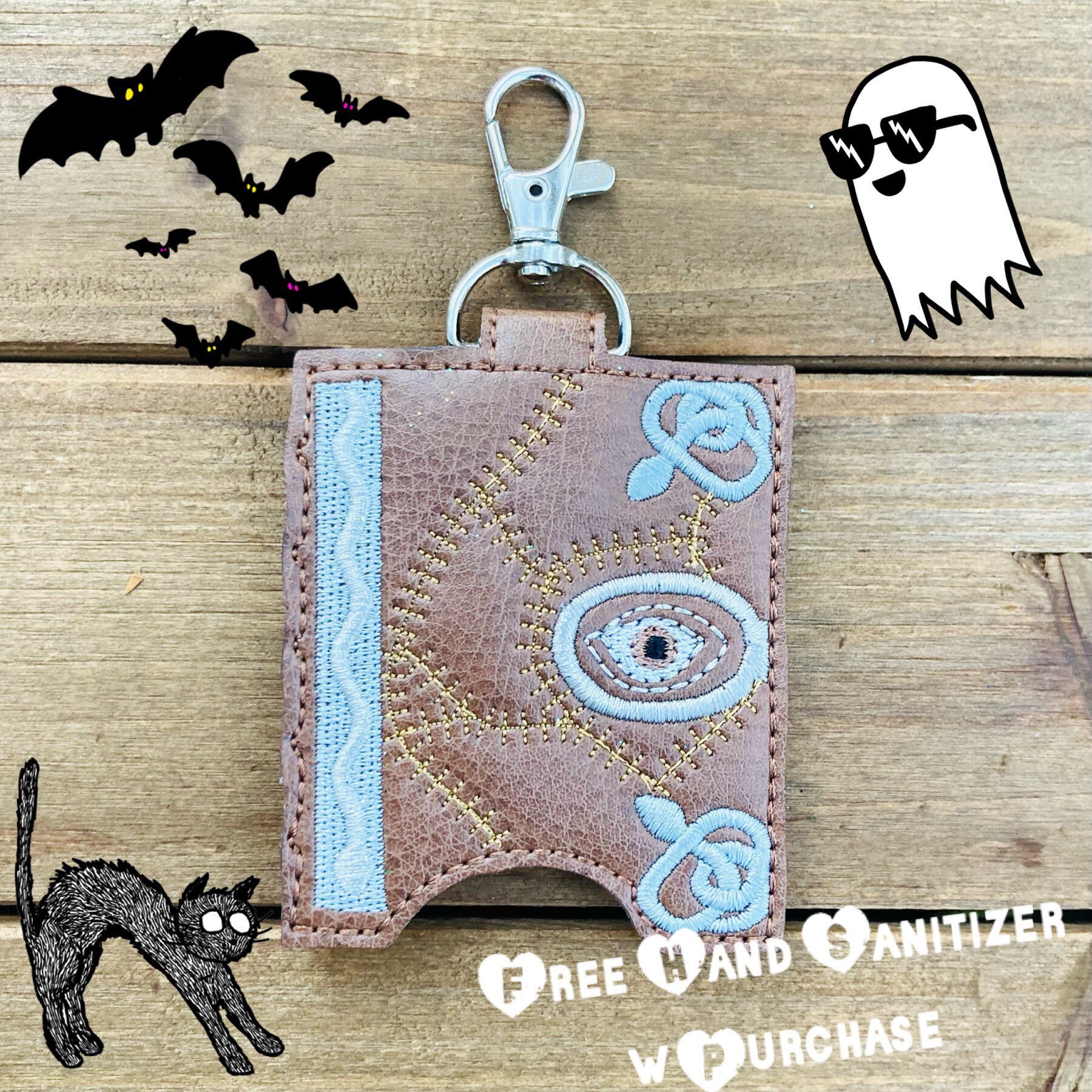 Halloween Hand Sanitizer Holder w Free Bath & Body Works Hand Etsy