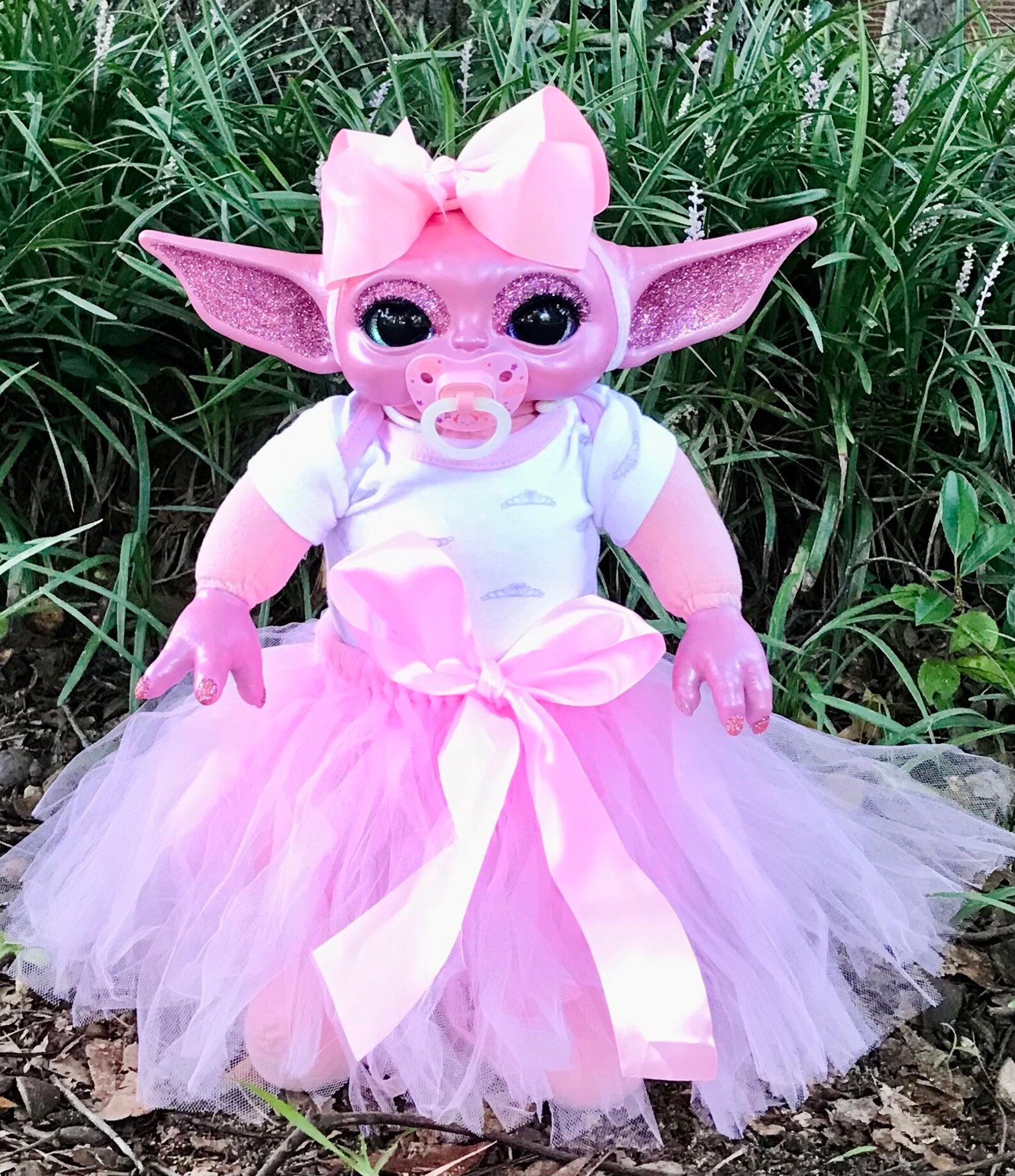 Custom Painted Baby Yoda Reborn Doll Etsy