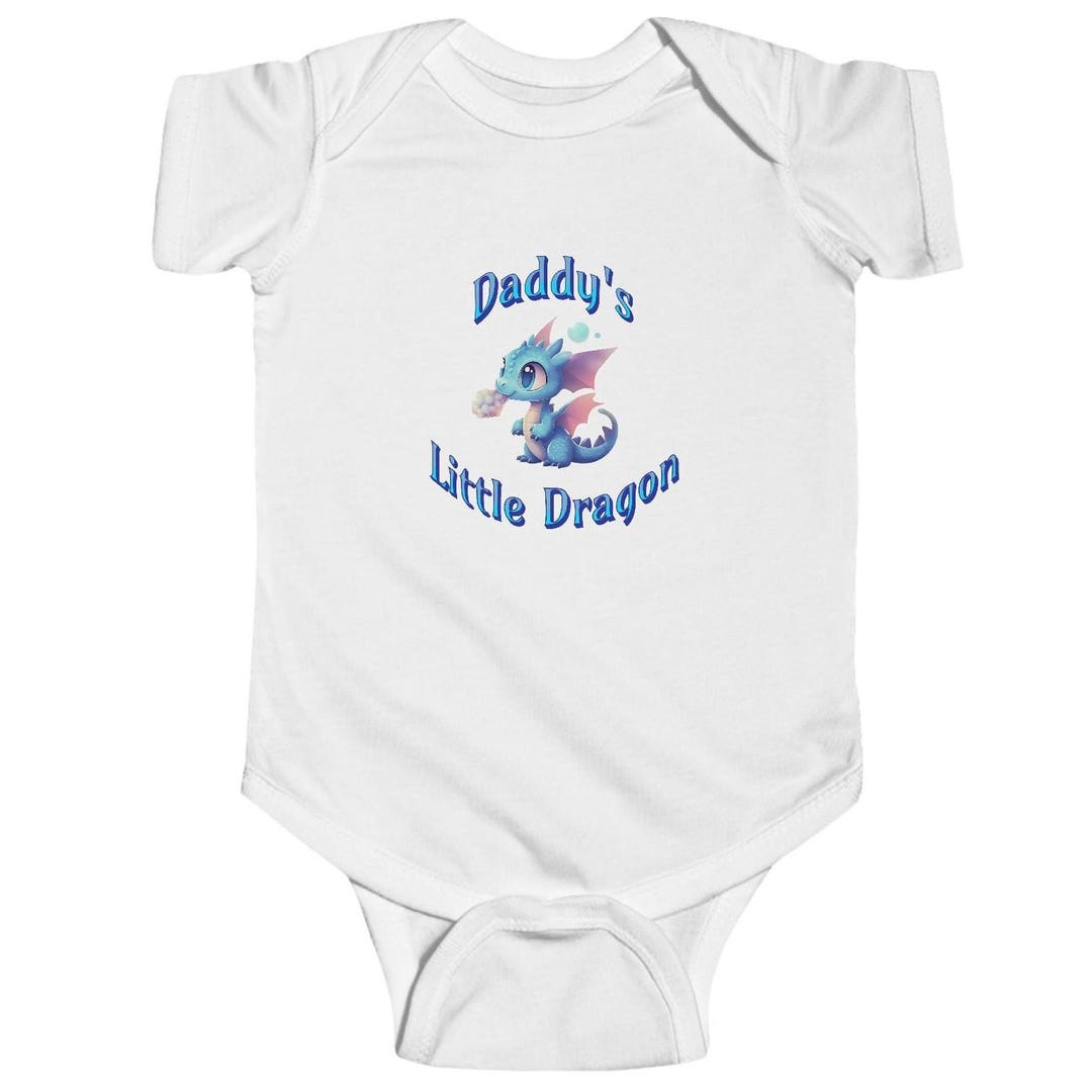 Baby Dragon Onesie Outfit, Cute Infant Onesie, Daddy's Little Dragon ...