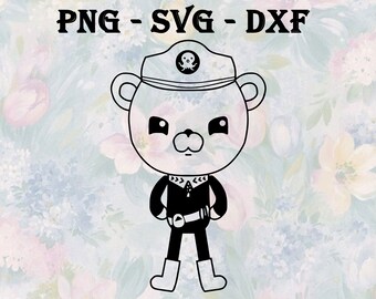 Download Dxf Octonauts Svg File For Cricut Silhouette Png Octonauts Digital Stickers Labels Tags Paper Party Supplies
