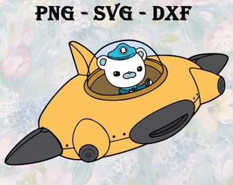 Download Octonauts Digital Silhouette Dxf Octonauts Svg File For Cricut Png Stickers Stickers Labels Tags Elite1 Pl