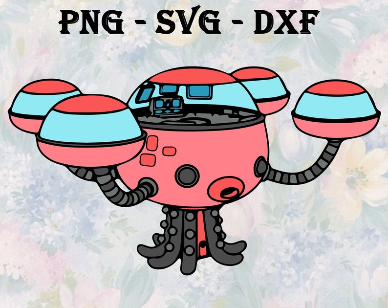 Download Stickers Silhouette Dxf File For Cricut Png Octonauts Digital Octonauts Svg Paper Party Supplies