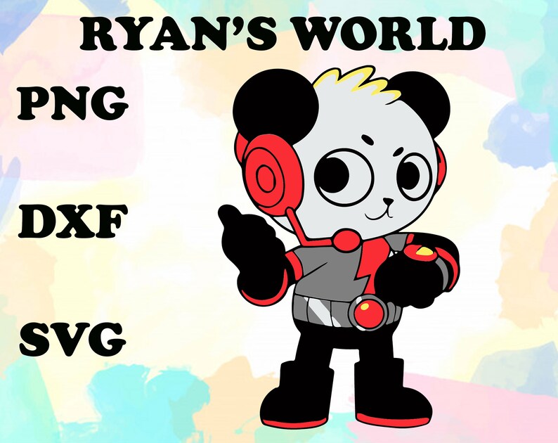Download Ryan S World Digital Silhouette Png File For Cricut Dxf Ryan S World Svg Stickers Labels Tags Paper Party Supplies Safarni Org