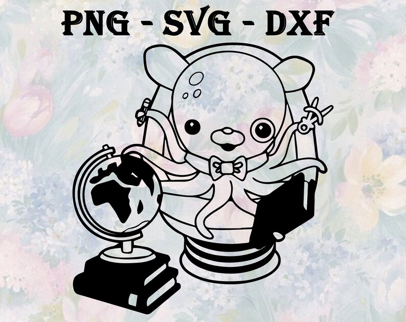 Download Paper Party Supplies File For Cricut Octonauts Digital Png Silhouette Dxf Octonauts Svg Stickers Labels Tags